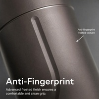 Boîtier de thermos métallique personnalisé OEM, finition sablée et anodisée, usinage CNC, coque extérieure de bouteille pour pièces de quincaillerie sur mesure
