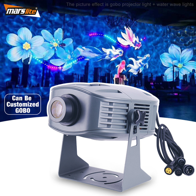 200W Gobo Projector Outdoor IP66 Gobo logo Projector Waterproof Custom Logo Rotating Gobo Projector Light Advertising Lights