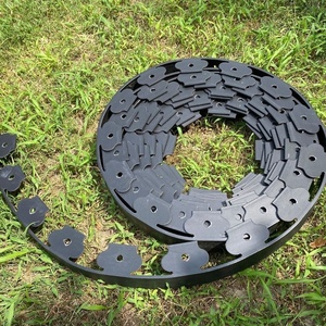 LTJY L-shaped Grass-rock Isolation Strip Landscaping Soil Retaining Board Lawn <b>Garden</b> Tree Ring Separator Root <b>Barrier</b> Model L5 - Product Image 1