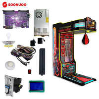 Machine de boxe commerciale, jeu d'arcade à monnayeur, testeur de force de boxe pour zone de jeux et centre de divertissement familial
