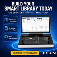 Station de travail intelligente pour bibliothécaire, équipée de RFID, pour la circulation des livres et la gestion des lecteurs dans les bibliothèques publiques