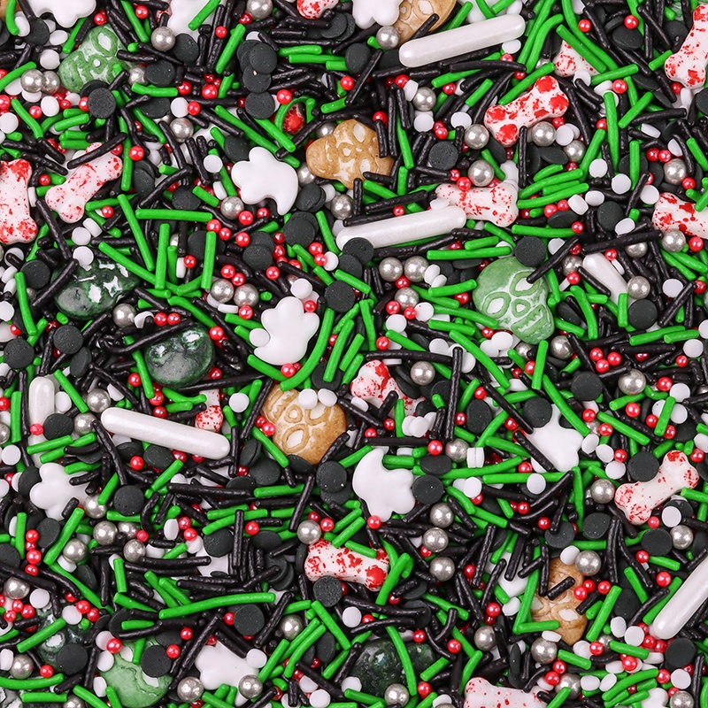 Роскошное украшение для торта на Хэллоуин, ингредиенты, съедобные украшения, ингредиенты «сделай сам», съедобные брызги, 25 пакетов в картонной коробке от CN;GUA