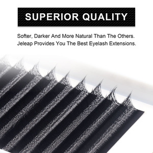 Extensions <span class=keywords><strong>de</strong></span> <span class=keywords><strong>cils</strong></span> en éventail longues et volumineuses, effet trèfle, très vendues, avec paillettes - Product Image 3