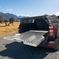 Plateau coulissant universel pour camionnette, plateau coulissant en aluminium à ouverture par poussée et traction pour camionnette Ford Ranger Tundra Toyota Chevrolet
