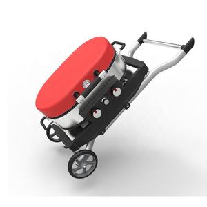 <span class=keywords><strong>Barbecue</strong></span>, chariot de Camping Portable pliable, Grill électronique à <span class=keywords><strong>gaz</strong></span>, avec chariot, pour l'extérieur, pouces - Product Image 3