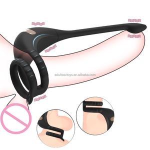 Anal Butt Plug Prostate Massager Anneau de Pénis Vibrateur Sex Toy Male 10 Modes G Spot Vibrating Cock Ring - Product Image 2