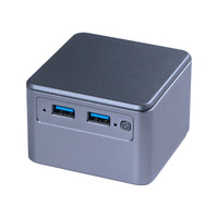 Mini PC industriel Intel N5105 N6005, double affichage HD, LAN 2.5G, 4x USB3.0, M.2 2242, mémoire LPDDR4x intégrée, 75x75x52mm
