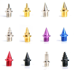 Pointes d'athlétisme 1/4 "longueur pyramide pointes de piste remplacement de chaussure pour piste <span class=keywords><strong>Sprint</strong></span> Cross Country acier haute dureté - Product Image 5