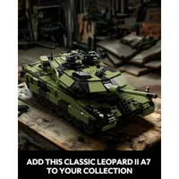NifeliZ NF10269A 2026 Nuevo Modelo Coleccionable de Tanque Militar MOC II A7 para Niños y Adultos, Regalos de Exhibición, Juego de Bloques de Construcción de 2083 Piezas