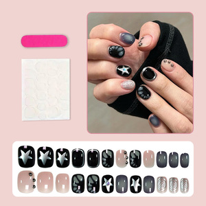 <span class=keywords><strong>Uñas</strong></span> postizas <span class=keywords><strong>para</strong></span> hombre, personalizadas, hechas a mano, de longitud corta, pre-diseñadas, con un toque metálico distintivo y efecto ojo de gato de alta gama. - Product Image 2