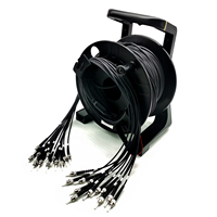 Fiber de Câble Extérieur avec Bobine Mentale L'ODVA MPO Blindé Câble De Fiber Optique 7.0mm 8 Fiber Optique Patch Cordon CN;JIA CO-NET 8,16 FTTA