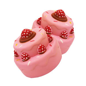 Juguetes de PU al por mayor de rebote lento, juguetes blandos de pastel de fresa, juguetes antiestrés resistentes a la presión, mini juguetes de pastel de fresa - Product Image 1