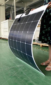 Panel solar flexible personalizado de <span class=keywords><strong>12</strong></span> <span class=keywords><strong>voltios</strong></span> y 180W Material de silicio monocristalino - Product Image 5
