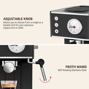 <span class=keywords><strong>Machine</strong></span> à café expresso électrique semi-automatique traditionnelle à main, pompe 20 bars, capacité 1,2 L, utilisation en <span class=keywords><strong>voiture</strong></span>, compatible UE/US, parfaite - Product Image 2