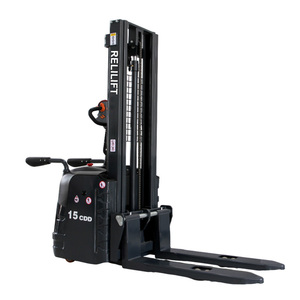 Apilador de paletas eléctrico todo terreno de 1,5 toneladas, rueda de conducción completa hidráulica para carretillas elevadoras eléctricas para caminar al aire libre todoterreno - Product Image 3