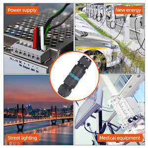 EW-P20ขั้วต่อสายไฟ<span class=keywords><strong>2</strong></span>/3pin กันน้ำได้อย่างรวดเร็วขั้วต่อไนล่อน Ip68กันน้ำ PA66เร็ว16A <span class=keywords><strong>2</strong></span>ทาง - Product Image 6