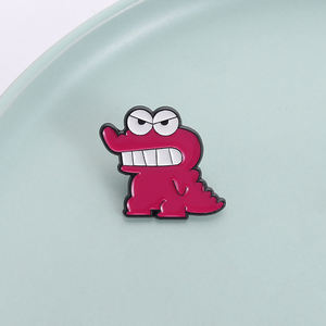 Waniyama San Rose Crocodile Émail Pin Cartoon Comic Anime Personnages Broche Revers Badge Mode Bijoux Cadeaux pour Enfants Amis - Product Image 1