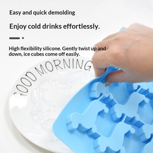 Stampo per Ghiaccio in Silicone con Forme <span class=keywords><strong>di</strong></span> Animali Cartoon, Facile da Staccare e Congelamento Rapido, Modello YLS070 <span class=keywords><strong>di</strong></span> Shenzhen - Product Image 2
