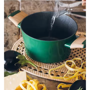 Série de meilleures ventes 2026 : Batterie de cuisine en aluminium avec revêtement antiadhésif interne, casseroles et poêles - Product Image 2
