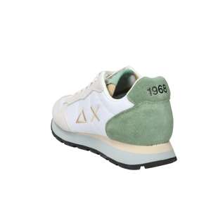 Baskets pour hommes Sun68 Z36106 Blanc Vert Talon de 3 cm Chaussures de style basketball - Product Image 6