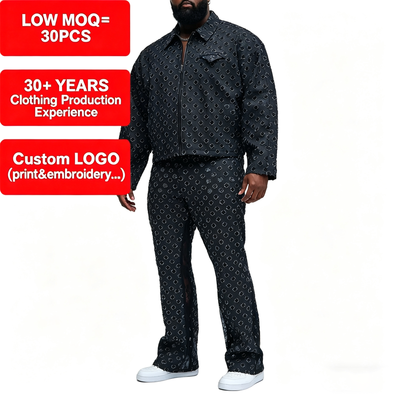Men s Cow Print 2 Piece