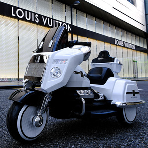 Groothandel Kinderen Elektrische Motorfiets Auto 12V Batterij <span class=keywords><strong>3</strong></span> Wielen Grote Stoel Plastic Elektrische Rit Op Speelgoed Auto Voor Kinderen - Product Image 4