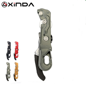 Descensor de Freno de Rescate de Control Manual XINDA Resistente con Certificación CE UIAA para Escalada, Arboricultura, Trabajos en Altura y Recorridos Casuales - Product Image 1