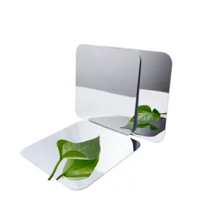 Зеркальный лист из поликарбоната, пластиковое зеркало, отражающий алюминиевый лист из поликарбоната