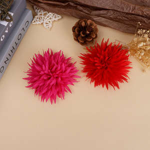Flores Artificiales de Tela de 8.5cm, Camelia Hecha a Mano para Decoración de Ropa, Zapatos, Bolsos y Accesorios para el Cabello, Venta al Por Mayor - Product Image 3