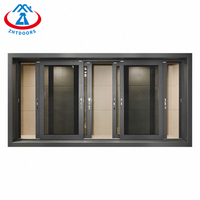 Zhtdoors-fabricante de puertas correderas de hierro y Pvc, ventanas deslizantes de aluminio, precio favorable