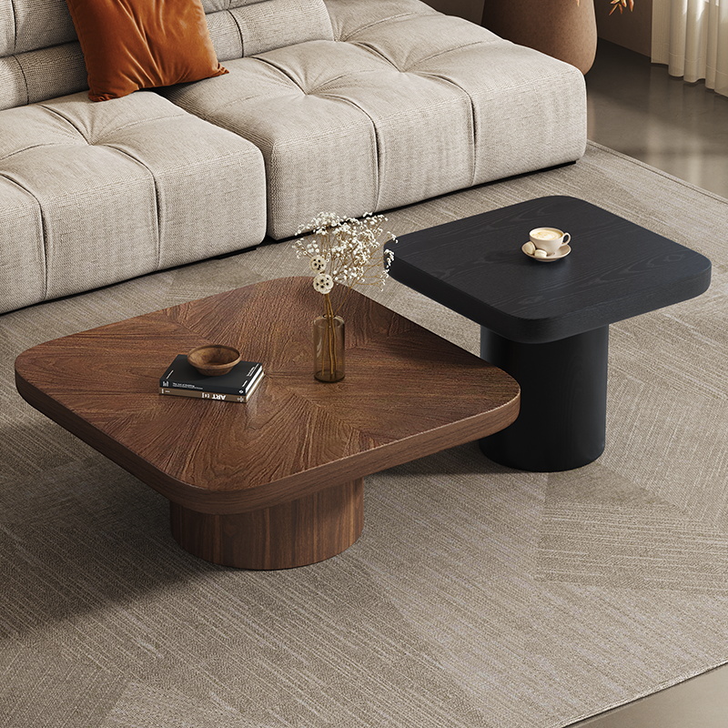Table Basse Design – Bois Et Métal – Salon – 65x54x45cm (et 23cm De Large) – Occasion