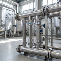 Bride hydraulique basse pression en acier inoxydable SS304 de 1/8 à 1 3 pouces, marque Xingqiu, plaquée zinc et doublée de PTFE, vente en gros directe usine