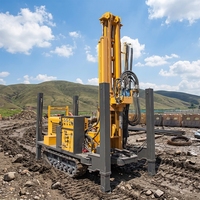 JTQZ-200 Machine de forage de puits profonds de 200 mètres avec système d'entraînement pneumatique puissant pour les projets de forage sur site en extérieur