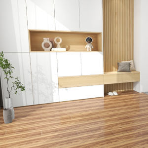 Revêtement de <span class=keywords><strong>sol</strong></span> en vinyle SPC auto-adhésif de style européen en bois facile à bricoler écologique avec IXPE pour une meilleure isolation phonique - Product Image 5