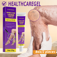 Crème Confort Jambes Anti-Varices Zourunan aux Peptides Bio-Actifs 20g Tube Violet Soin Externe Herbal Quotidien Vente en Gros OEM