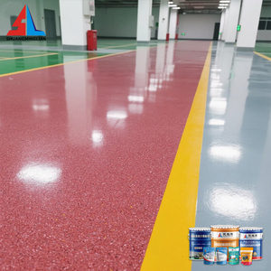 Peinture époxy auto-nivelante pour sols, certifiée RoHS, écologique, pour intérieur et extérieur - Product Image 1
