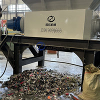 Automatische Doppelwellen-Schreddermaschine für Metallschrott, Stahl und Eisen zur Wiederverwertung, zum Verkauf