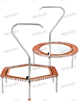 Trampolín de salto acuático personalizable de acero inoxidable y silicona, equipo de ejercicio minimalista duradero para culturismo y Fitness