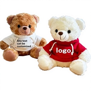 Orsacchiotto di Peluche Imbottito in Cotone PP con Testo Stampato, Regalo Unisex per Eventi Aziendali - Product Image 1