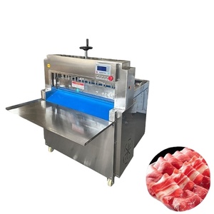 Cortadora de Carne Congelada Totalmente Automática Comercial CNC de Seis Rodillos para Res, Cordero y Cortadora Multifuncional de Panceta de Cerdo, Nueva Condición - Product Image 3