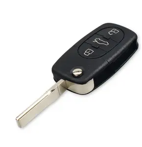 3 Buttons Smart Remote Key Shell With ID48 Chip 433MHZ 4D0837231A For Audi A3 A4 A6 A8 Old Models 1999-2002 Keyless Go Entry
