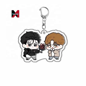 พวงกุญแจอะคริลิคแนวเว็ตตูนเกาหลีคำสาปดีไซน์รูปหมูสำหรับเกมและการขาย - Product Image 5