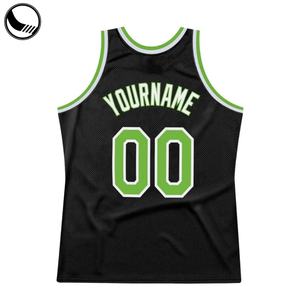 Maillot de basket-ball noir et orange en polyester avec impression par sublimation BETHERIVAL - Product Image 3