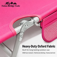 Chaise longue pliante Oxford Sun Back Beach - Multifonctionnelle, réglable en hauteur, portable et durable pour l'extérieur