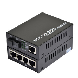 Convertidor de Medios de Fibra Óptica Dual a RJ45 de 10/100m, Suministro de China - Product Image 2