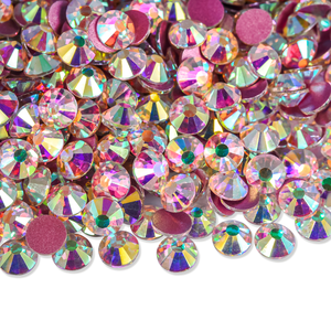 Oleeya Factory Hot Sale 2028 Glass Flatback Rhinestones Crystal AB Loose Crystals for Wedding Dress Tumbler Hair <b>Bow</b> Nail Art - Product Image 3