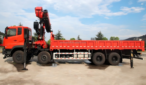 <span class=keywords><strong>Prix</strong></span> d'usine Dongfeng 8x4 Camion de transport lourd avec <span class=keywords><strong>grue</strong></span> <span class=keywords><strong>Palfinger</strong></span> 27 tonnes à flèche articulée hydraulique, moteur et boîte de vitesses Cummins - Product Image 6
