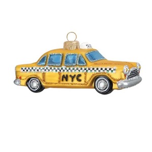 Vẽ tay trang trí Giáng sinh treo trên cây giáng sinh nhà máy bán giáng sinh New York <span class=keywords><strong>City</strong></span> taxi trực tiếp - Product Image 1