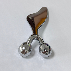 ไม้กดจุดนวดหน้าแบบลูกกลิ้งคู่ ยกกระชับผิวหน้า เครื่องนวดหน้าเพื่อความงาม แผ่นกัวซาทรงปลาโลมา - Product Image 4