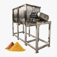 Mélangeur industriel horizontal pour poudre sèche de protéines lait de soja thé boisson poudre équipement de mélange pour alimentation animale mélangeur à ruban machine